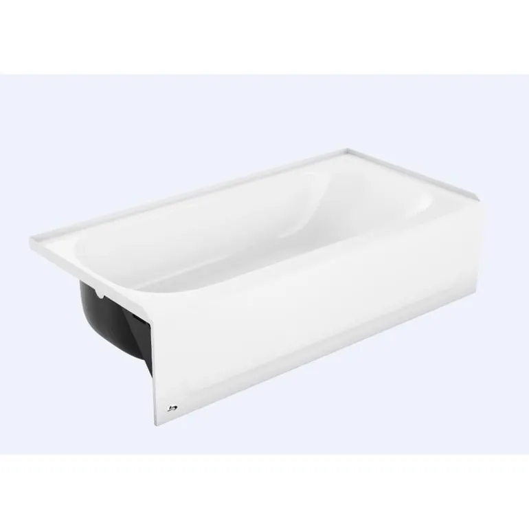 Bootz 14.25 in. H X 30 in. W X 60 in. L White Bathtub