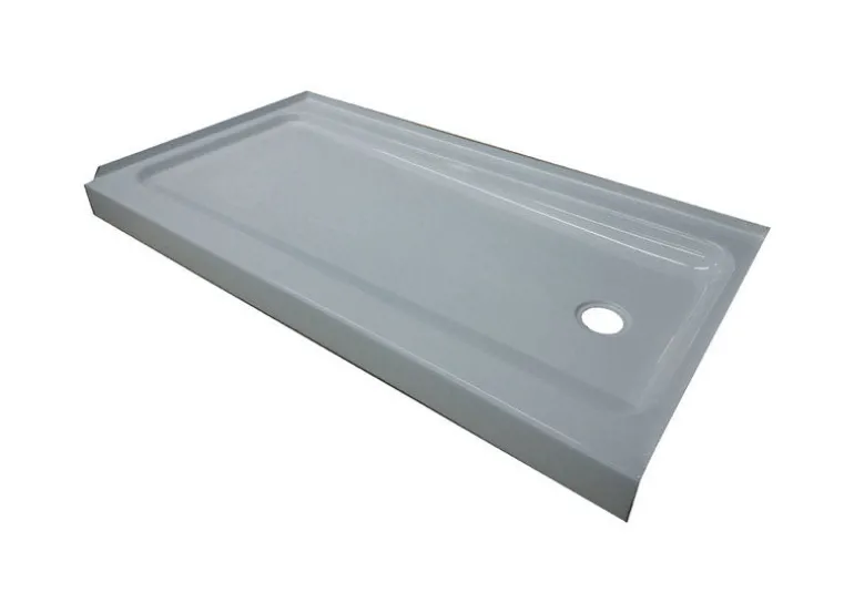 Bootz 4 in. H X 32 in. W X 60 in. L White Shower Base