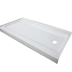 Bootz 4 in. H X 32 in. W X 60 in. L White Shower Base