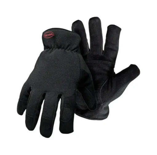 Boss Guard Men's Indoor/Outdoor Insulated Mechanic's Glove Black XL 1 pair