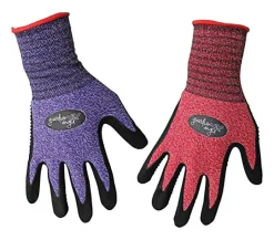 Boss Guardian Angel Women's Indoor/Outdoor Dotted and Dipped Gloves Assorted S 1 pk