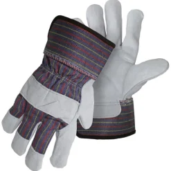 Boss Men's Indoor/Outdoor Gunn Cut Work Gloves Multicolor L 1 pair