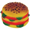Boss Pet Digger's Multicolored Vinyl Hamburger Squeaky Dog Toy Large 1 pk