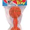 Boss Pet Digger's Orange Latex Basketball Dumb Bell Squeaky Dog Toy Large 1 pk