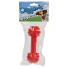 Boss Pet Digger's Red Rubber Spiked TPR Dumbbell w/Bell Dog Toy Medium 1 pk