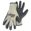 Boss Therm Plus Men's Indoor/Outdoor String Knit Work Gloves Gray/White XL 1 pair
