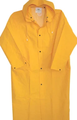 Boss Yellow PVC-Coated Rayon Rain Jacket L