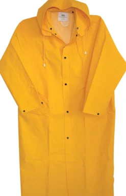 Boss Yellow PVC-Coated Rayon Rain Jacket XXL