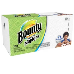 Bounty Quilted Napkins 1 ply 200 pk