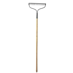 BOW RAKE OAK/STL 54"L
