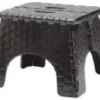 B&R Plastics E-Z Foldz 9 in. H X 10.6 in. W X 10.6 in. D 300 lb. capacity 1 step Resin Folding Step
