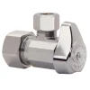 BrassCraft 1/2 in. Compression outlets X 3/8 in. Compression Brass Angle Stop Valve