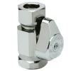 BrassCraft 1/2 in. FPT outlets X 1/2 in. MPT Brass Shut-Off Valve