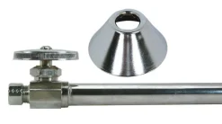 BrassCraft 1/2 in. FPT outlets X 3/8 in. MPT Brass Shut-Off Valve