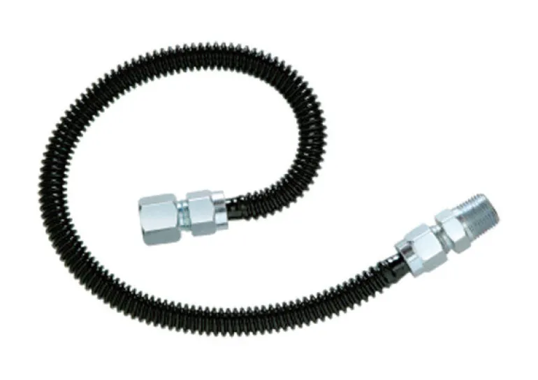 Brasscraft ProCoat 1/2 in. MIP x 1/2 in. Dia. 24 in. Stainless Steel Gas Connector