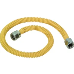 Brasscraft Gas Connector Coated Stainless Steel 34 " 3/8 " Od. Bulk