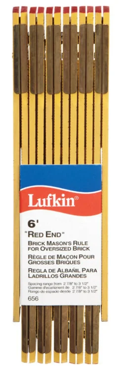 Brick Mason Fold Rule 6'