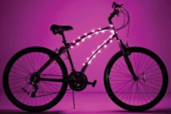 Brightz Cosmic Brightz Pink LED Bicycle Light Kit ABS Plastics 1 pk