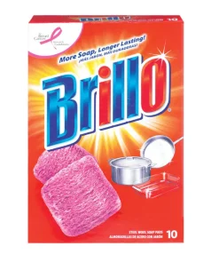 Brillo Heavy Duty Steel Wool Pads For Multi-Purpose 10 pc.