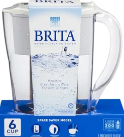 Brita 6 cups White Space Saver Pitcher