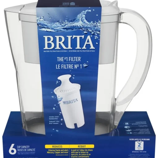 Brita 6 cups White Space Saver Pitcher