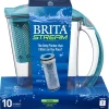 Brita Stream 10 cups Blue Water Pitcher