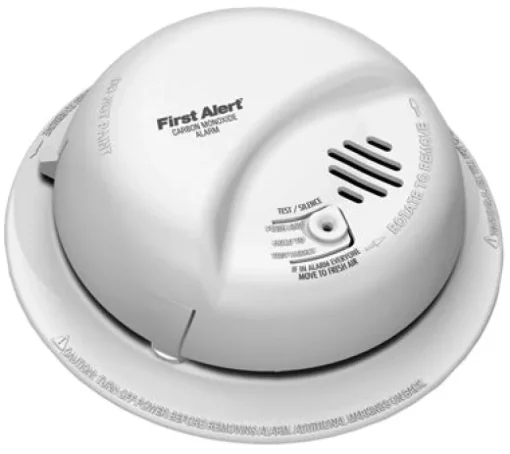 BRK Hard-Wired w/Battery Back-up Electrochemical Carbon Monoxide Detector