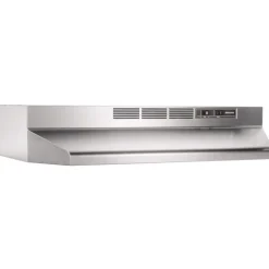 Broan-NuTone 24 in. W Silver Non-Vented Range Hood
