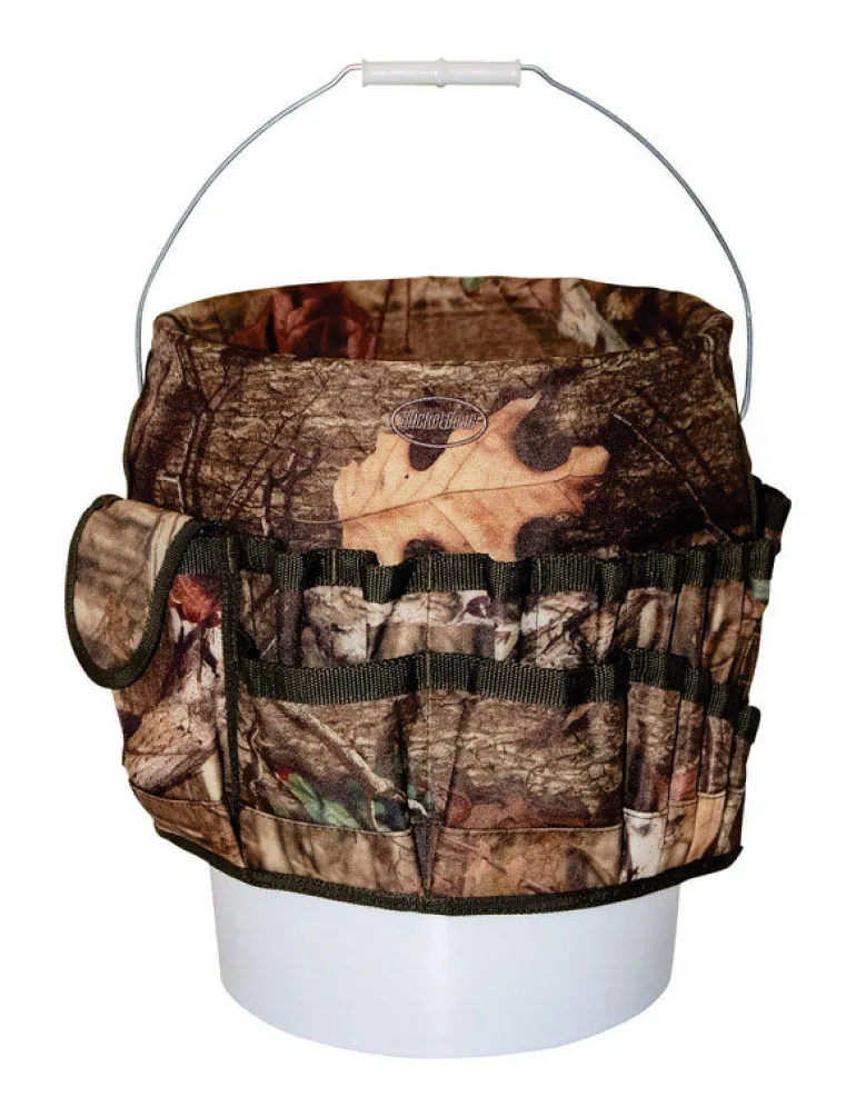 Bucket Boss Camo Bucketeer 12 in. L x 12 in. W x 11-1/2 in. H Bucket Tool Organizer 30 pocket Mossy Oak