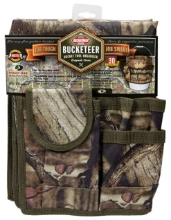 Bucket Boss Camo Bucketeer 12 in. L x 12 in. W x 11-1/2 in. H Bucket Tool Organizer 30 pocket Mossy Oak