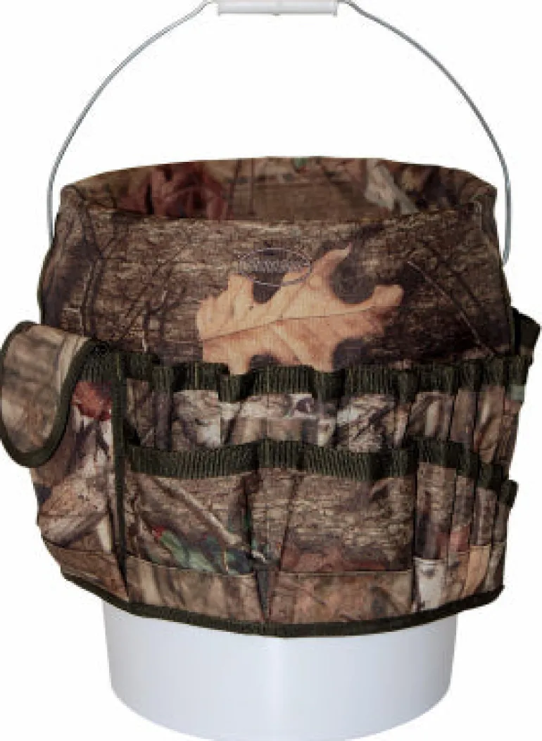 Bucket Boss Camo Bucketeer 12 in. L x 12 in. W x 11-1/2 in. H Bucket Tool Organizer 30 pocket Mossy Oak