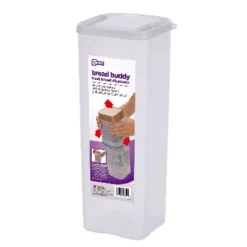 Buddeez White Polypropylene Square BPA Free Food Storage Container 13-1/2 L x 13.5 H x 5-1/4 W in.