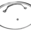 BulbHead Glass/Stainless Steel Lid 12 in. Clear
