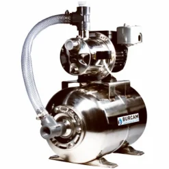 Burcam 3/4 HP 900 gph Stainless Steel Shallow Jet Tank System
