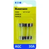 Bussmann 30 amps AGC Glass Tube Fuse 5 pk (Pack of 5)