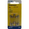 Bussmann 2 amps AGC Mini Automotive Fuse 5 pk (Pack of 5)
