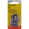Bussmann 3 amps ATC Blade Fuse 5 pk