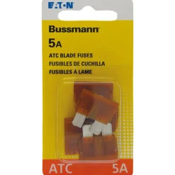 Bussmann 5 amps ATC Blade Fuse 5 pk (Pack of 5)