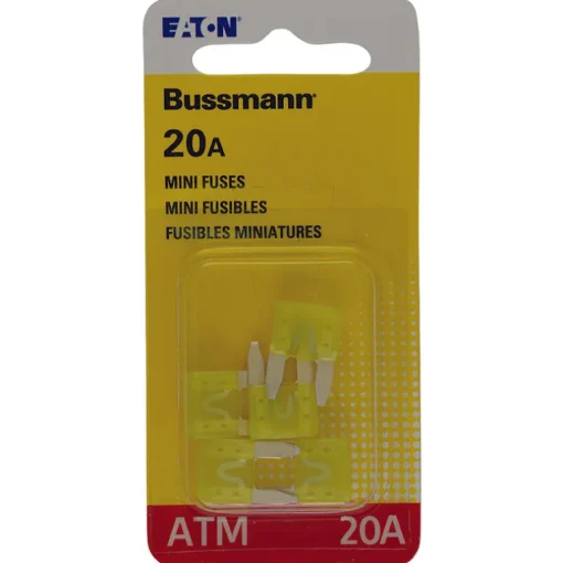 Bussmann 20 amps ATM Mini Automotive Fuse 5 pk