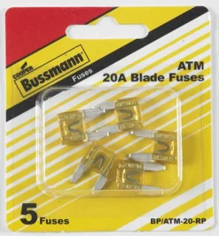 Bussmann 20 amps ATM Mini Automotive Fuse 5 pk