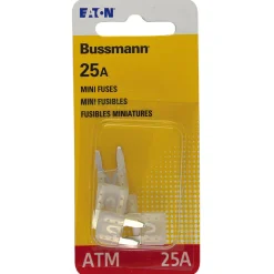 Bussmann 25 amps ATM Mini Automotive Fuse 5 pk