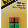 Bussmann 25 amps Dual Element Time Delay Fuse 2 pk