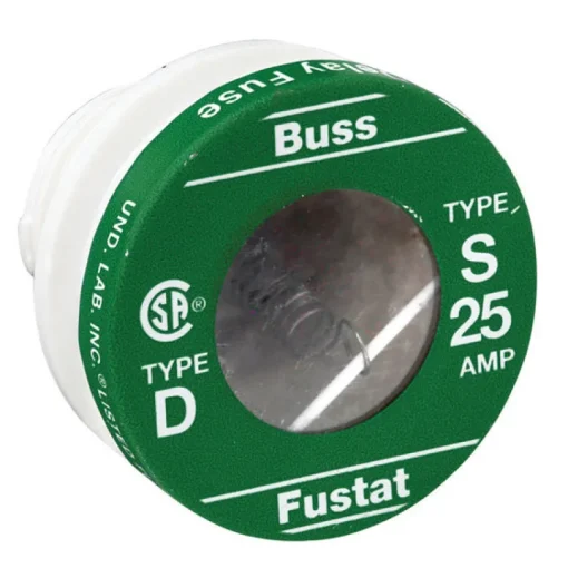 Bussmann 25 amps Dual Element Tamper Proof Plug 4 pk