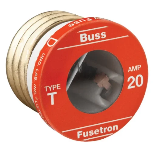Bussmann 20 amps Dual Element Plug Fuse 4 pk