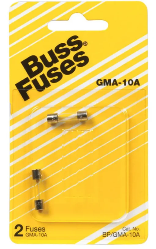 Bussmann 10 amps Fast Acting Glass Fuse 1 pk