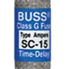Bussmann 15 amps Midget Fuse 2 pk