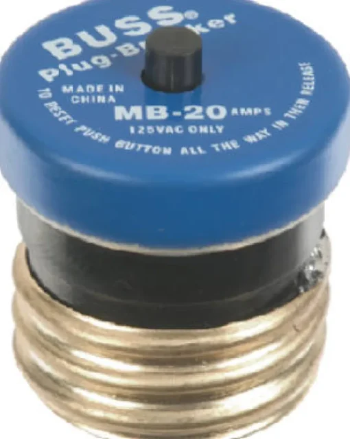 Bussmann 20 amps Plug Fuse 1 pk