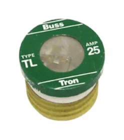 Bussmann 25 amps Time Delay Plug Fuse 4 pk