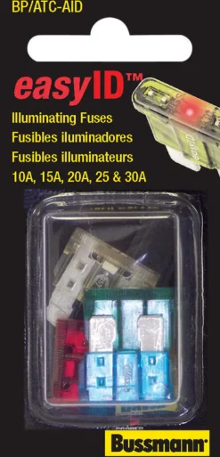 Bussmann EasyID 30 amps ATC Assorted Blade Fuse Assortment 1 pk