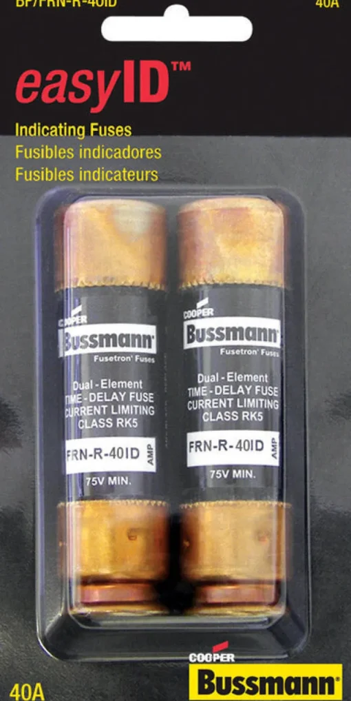 Bussmann EasyID 40 amps Dual Element Time Delay Fuse 2 pk